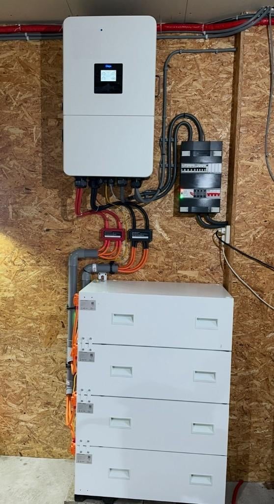 Deye Batterijsysteem Compleet Geïnstalleerd 32 tot 64 kWh, Ophalen of Verzenden, Nieuw, Compleet systeem