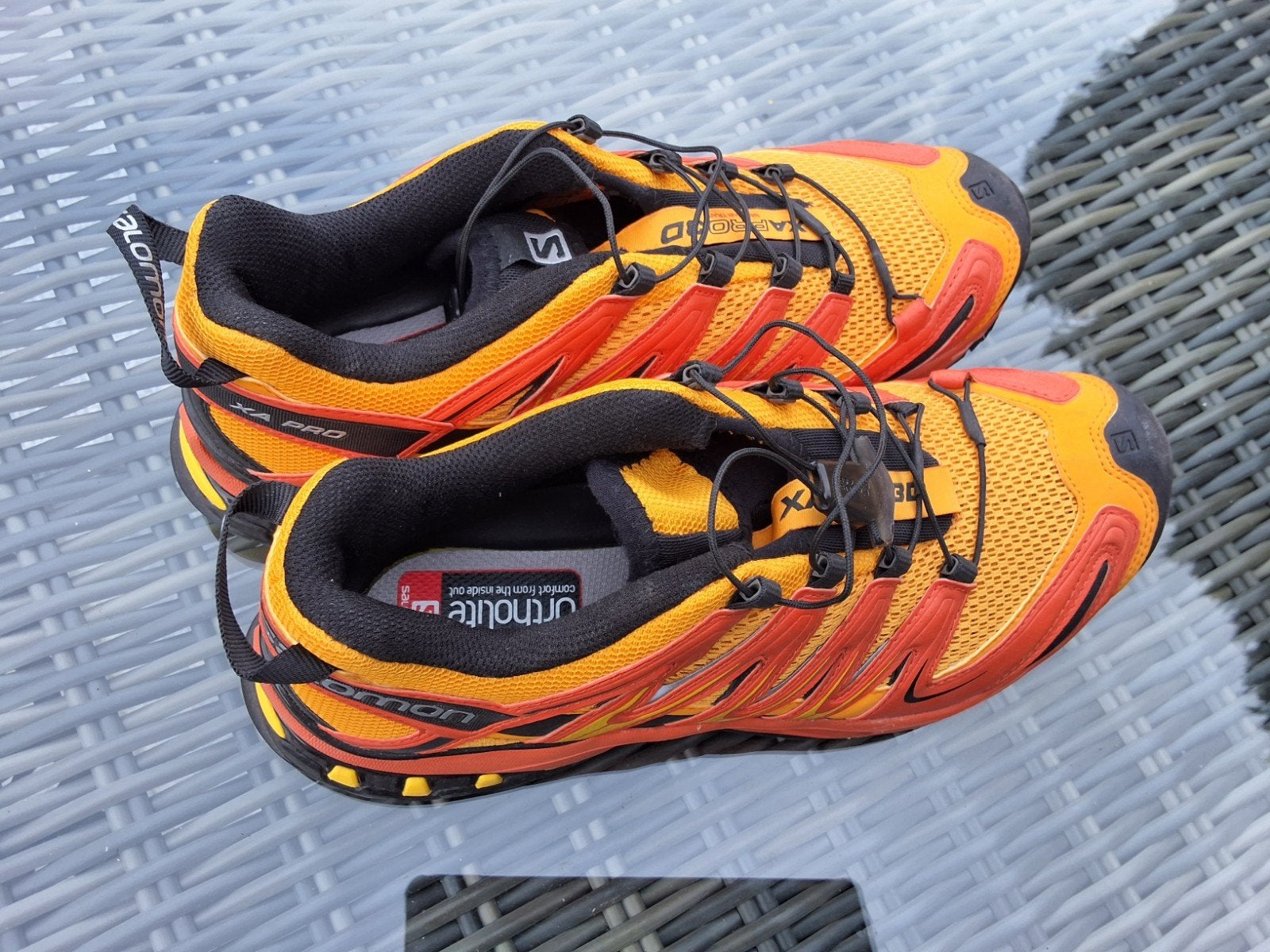 Salomon XA Pro 3D Trail Hardloopschoenen Oranje/Zwart, Overige merken, Gebruikt, Hardloopschoenen, Ophalen of Verzenden