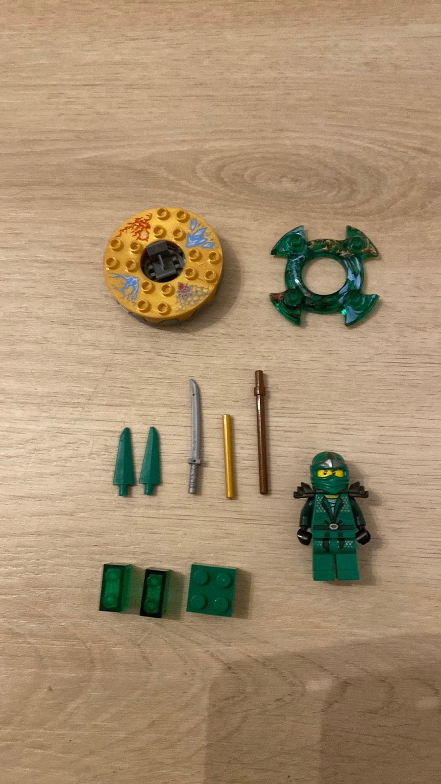 Lego ninjago 9574 lloyd zx spinner, Gebruikt, Lego, Compleet, Ophalen of Verzenden