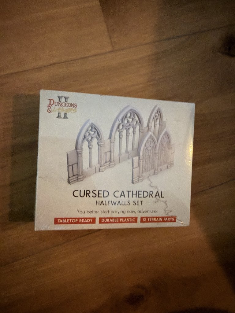 Dungeons & Lasers - Cursed Cathedral Halfwalls Set, Ophalen of Verzenden, Nieuw, Dungeons & Lasers