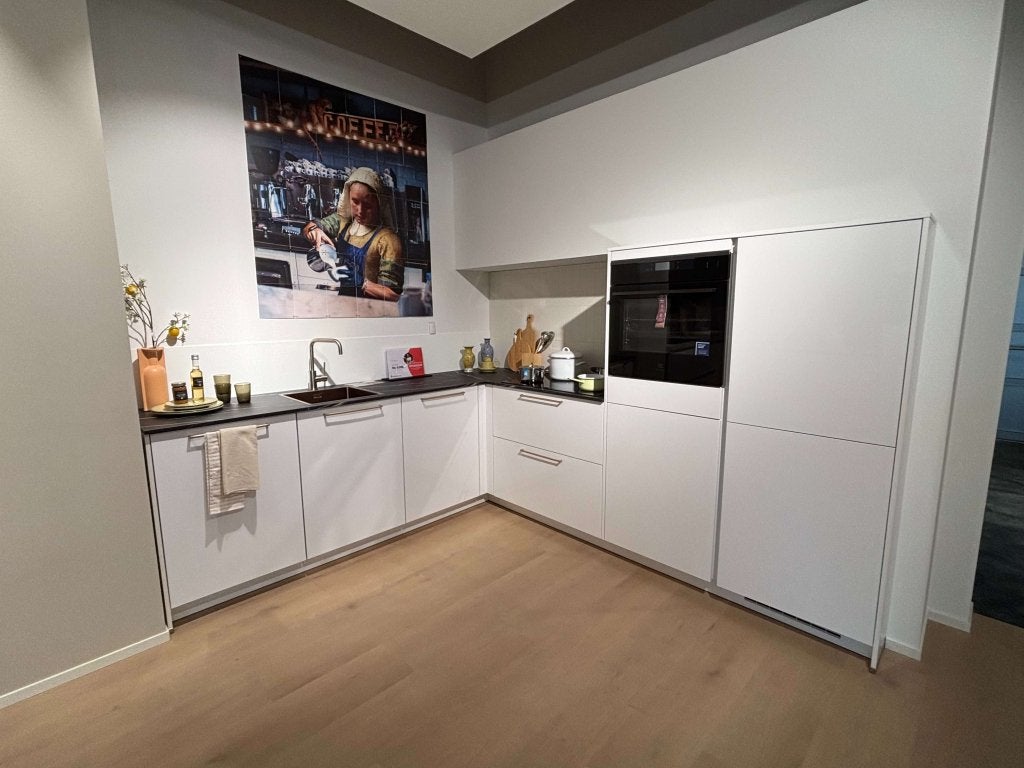 Showroomkeuken Superkeukens, Wit, Hoekkeuken, Niet ingevuld, Nieuw