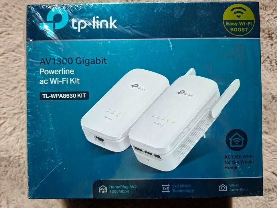 TP-Link AV1300 Gigabit Powerline ac Wi-Fi Kit TL-WPA8630 KIT, Ophalen of Verzenden, Nieuw, TP-Link