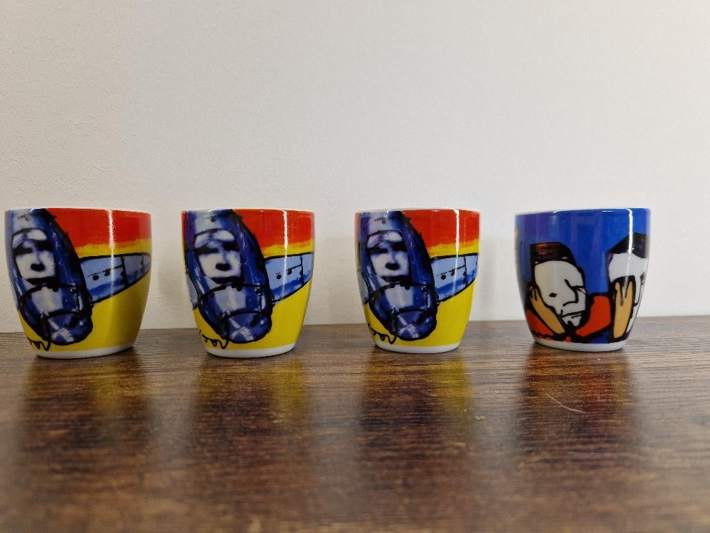 Set Herman Brood kopjes, -, -, Ophalen of Verzenden, Zo goed als nieuw