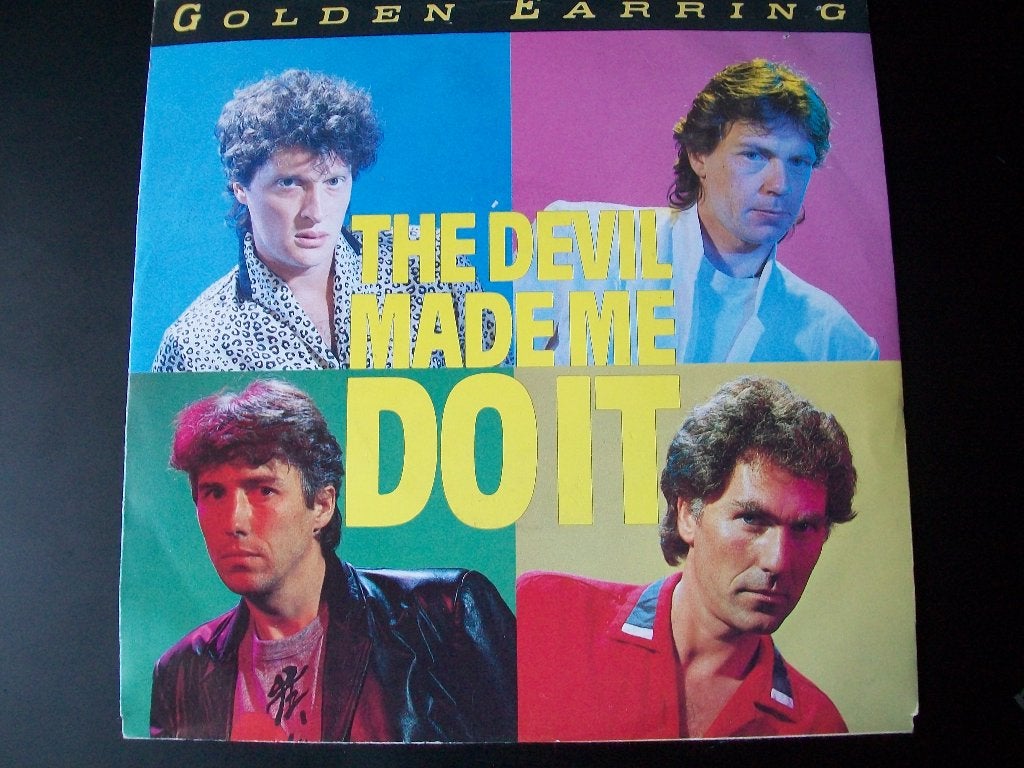 Golden Earring met The Devil Made Me Do It (1982) nieuwstaat, Verzenden, Zo goed als nieuw, Inclusief binnenhoes, Rock en Metal