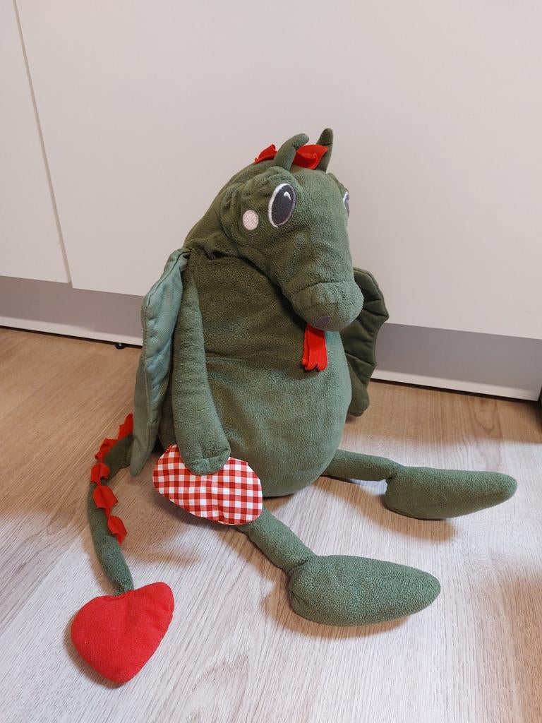 IKEA draak knuffel met hartje 40 cm flygdrake, Kinderen en Baby's, Speelgoed | Knuffels en Pluche, Ophalen of Verzenden