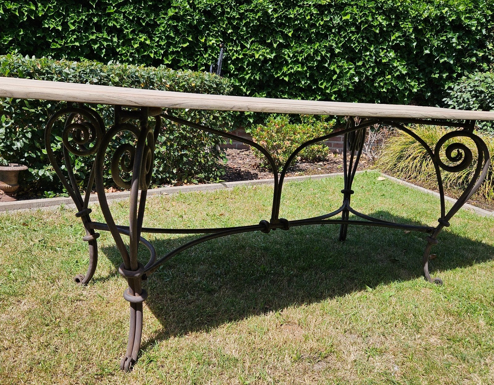 Smeedijzeren tuintafel, Tuin en Terras, Tuinsets en Loungesets, Ophalen