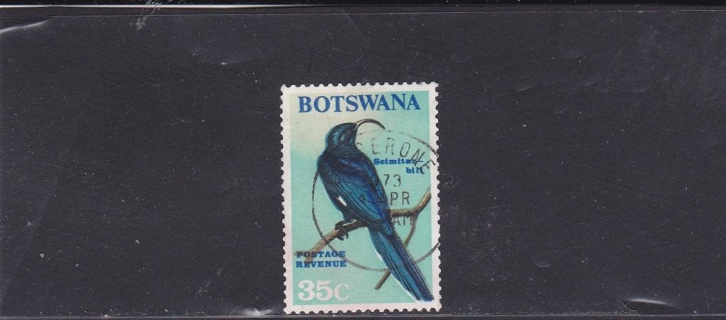 Vogel Botswana 1967 - 3, Ophalen of Verzenden, Gestempeld, Dier of Natuur