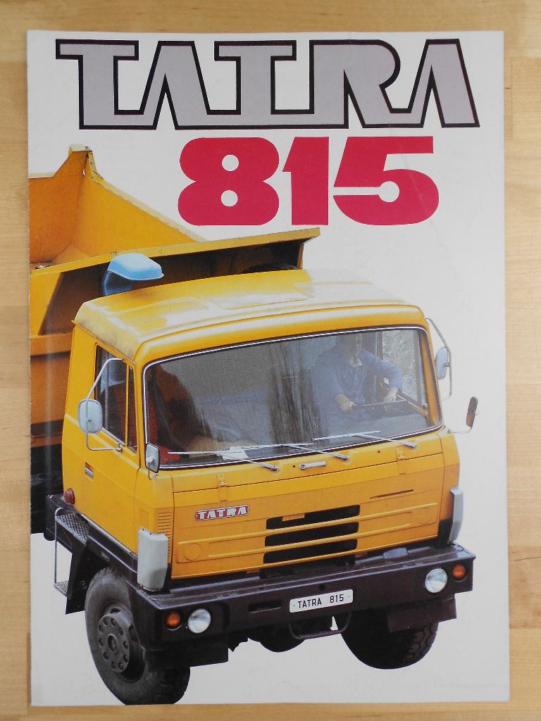 Tatra 815 Brochure ca 1985, Tatra, Ophalen of Verzenden, Zo goed als nieuw, Overige merken