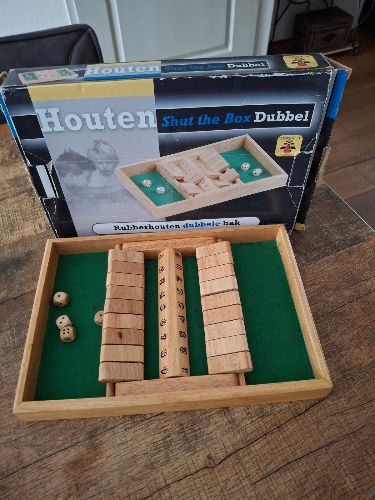 shut the box houten versie, Ophalen of Verzenden