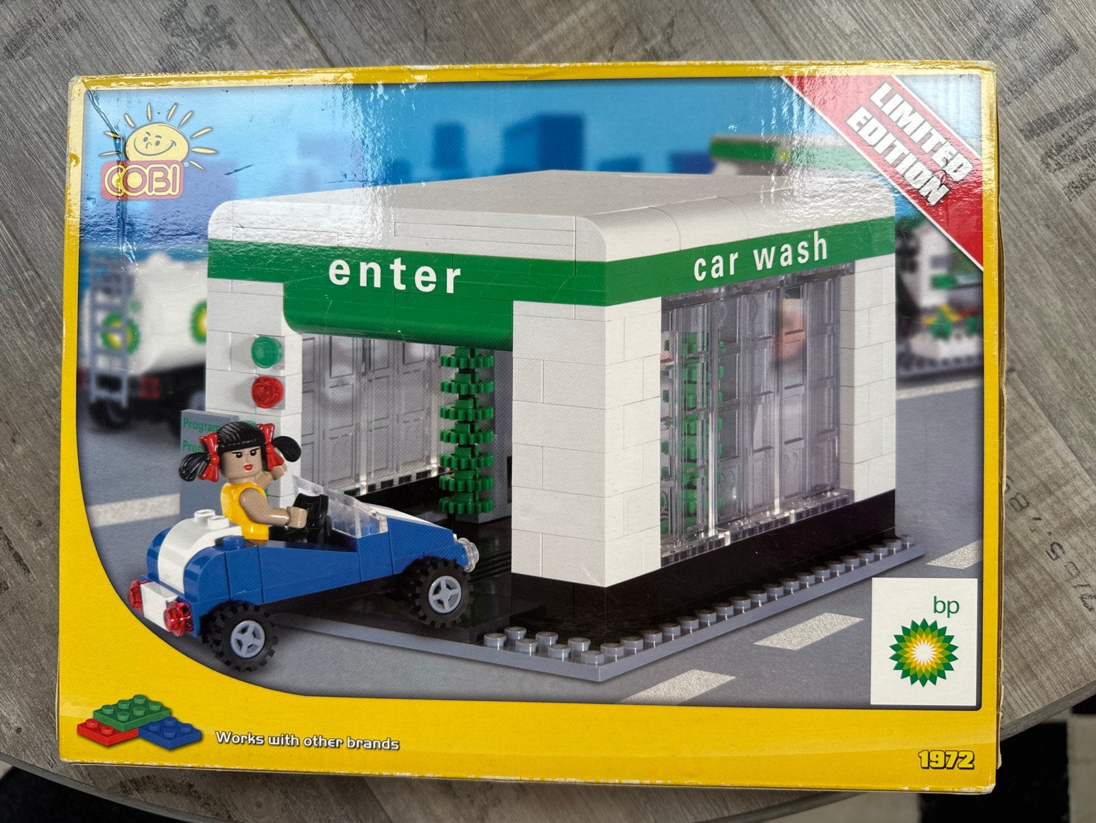 Lego cobi Lt. Edition BP Car Wash Bouwset - Nieuw in Doos, Ophalen of Verzenden, Nieuw, Overige merken