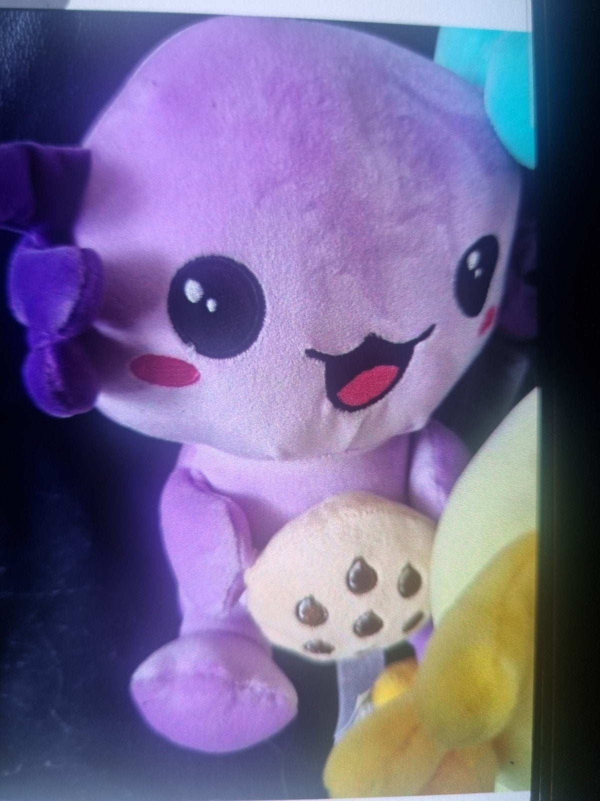 Nieuwe Kawaii Axolotl Knuffel - Super Zacht met Kaartjes, Paars, Overige typen, Nieuw, Ophalen of Verzenden