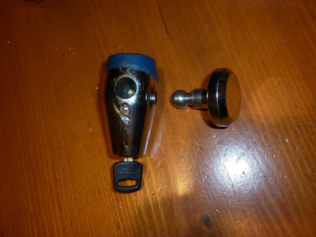 Abus schijfremslot Granit Victory., Ophalen of Verzenden, Gebruikt