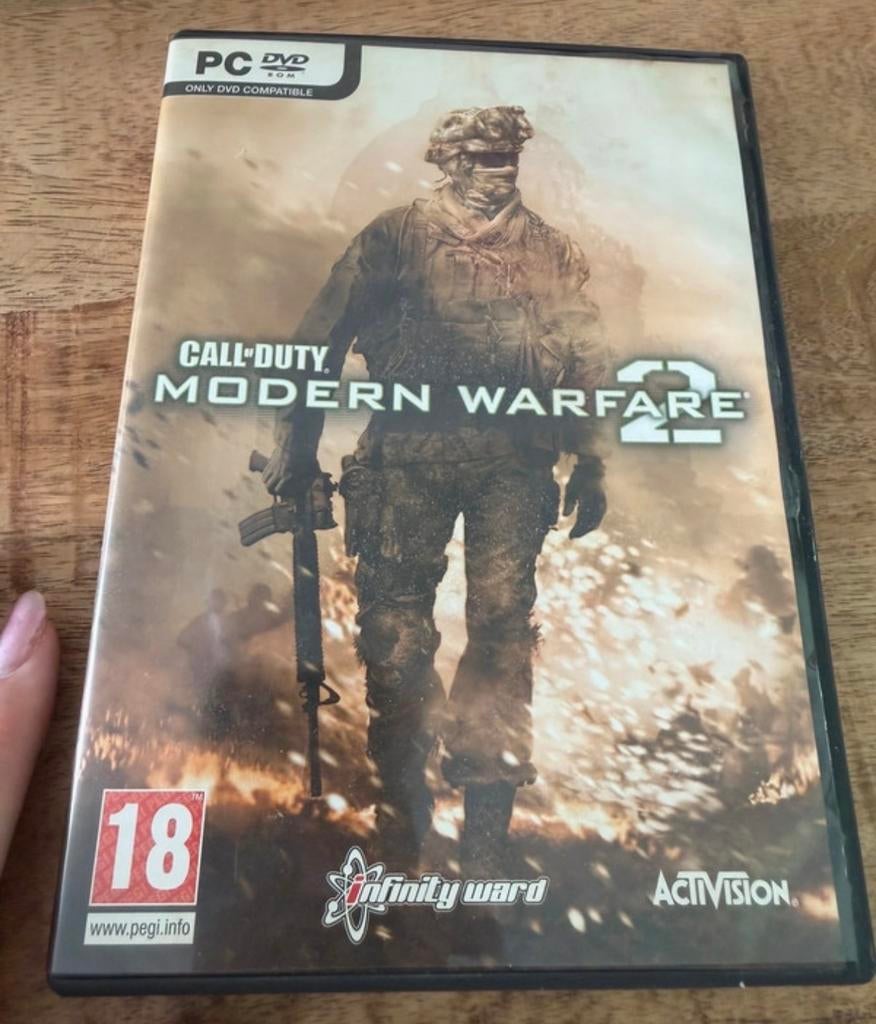 Call of Duty: Modern Warfare 2 - PC DVD-ROM, Spelcomputers en Games, Games | Pc, Gebruikt, Shooter, Vanaf 18 jaar, Online, Ophalen of Verzenden
