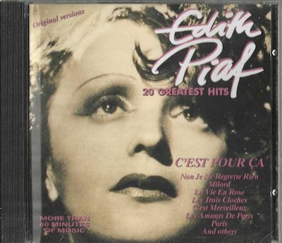 Edith Piaf – C’est Pour Ça – 20 Greatest Hits CD353, Ophalen of Verzenden, Gebruikt