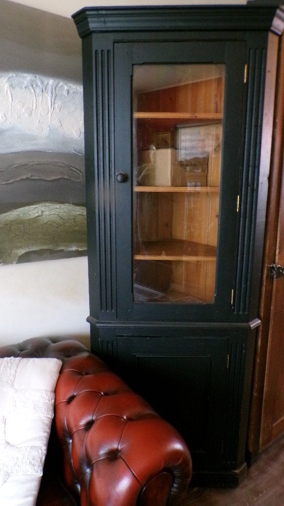 Leuke hoek / vitrinekast, Ophalen, 200 cm of meer, 50 tot 100 cm, Grenenhout