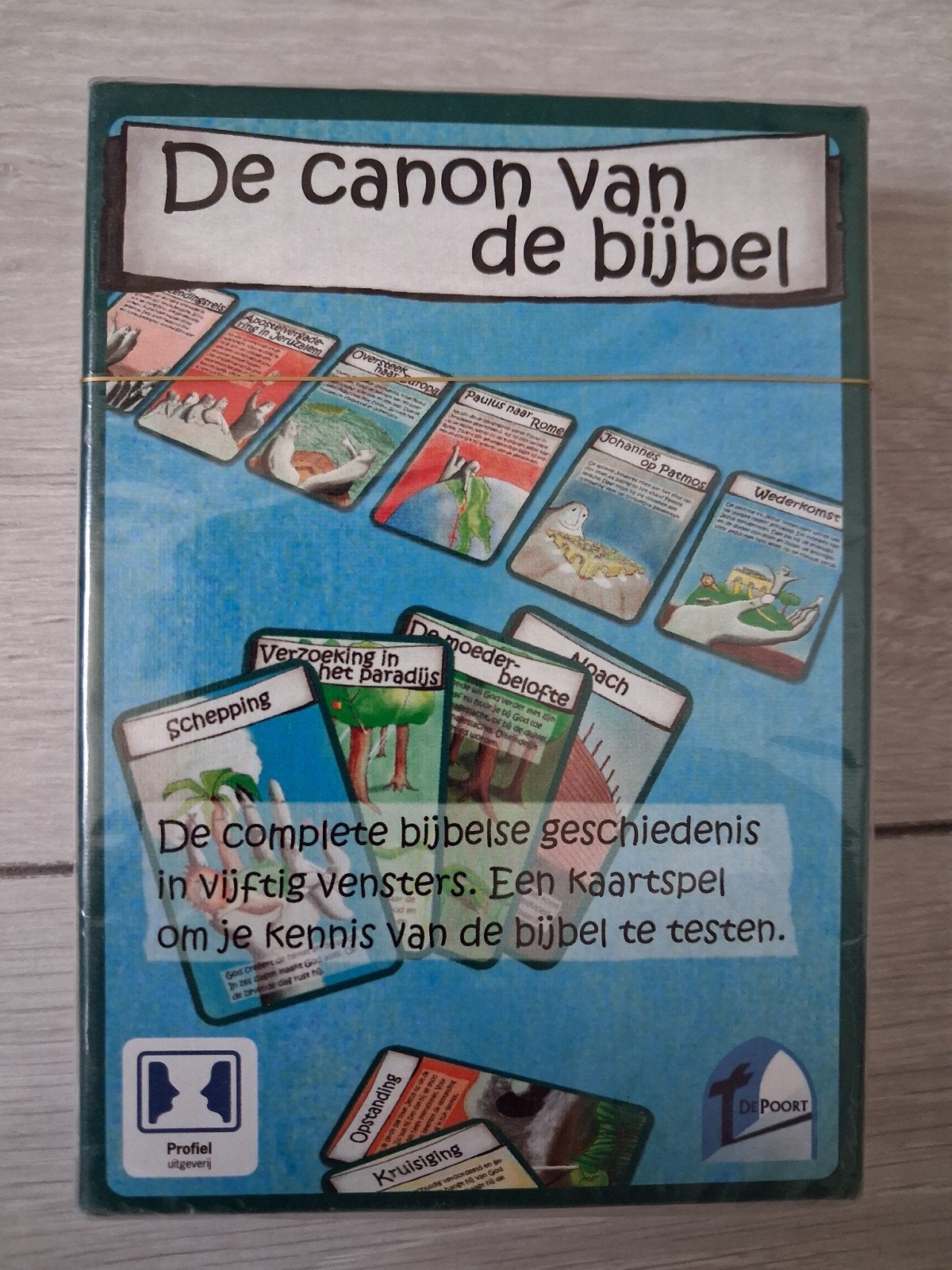 De Canon van de Bijbel Kaartspel - Bijbelse Geschiedenis, Hobby en Vrije tijd, Gezelschapsspellen | Kaartspellen, Een of twee spelers