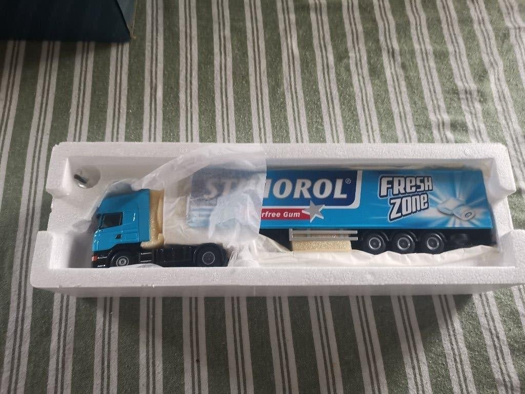 SIKU Vrachtwagen Stimorol Fresh Zone met stickers, Ophalen of Verzenden, Nieuw, Bus of Vrachtwagen, SIKU