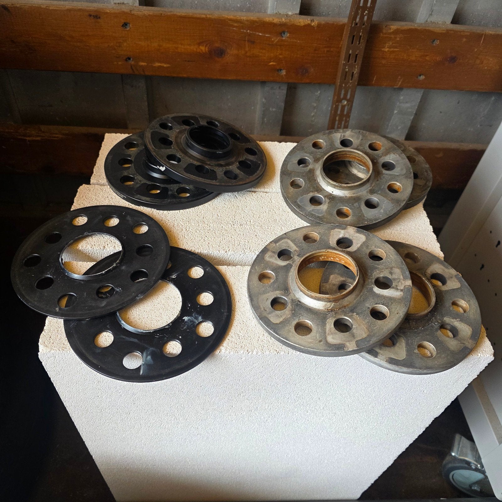 Spoorverbreders 5x112 5x100 57.1, Ophalen