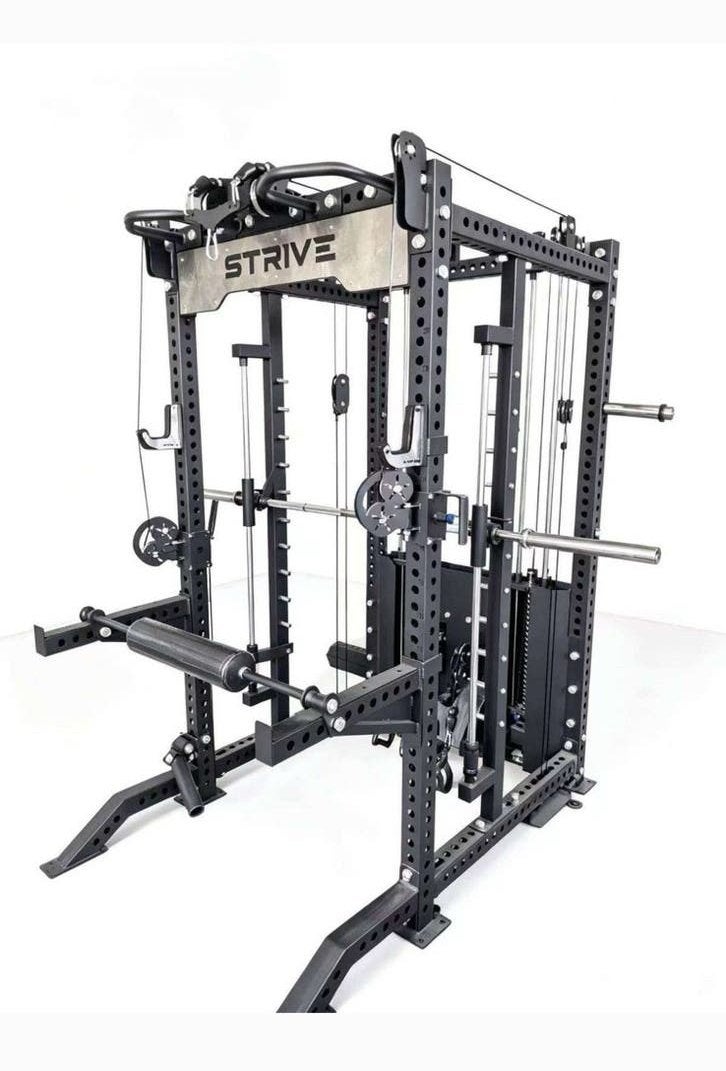 Nieuw - Strive Smith Machine met Dual Pulley - 90kg per kant, Armen, Ophalen of Verzenden, Strive, Overige typen