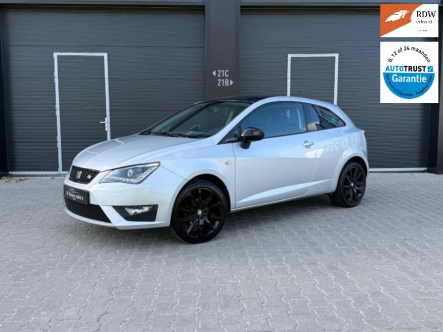 Seat Ibiza FR 1.2 TSI 2015 Xenon/Cruise/Stoelverwarming, Voorwielaandrijving, Euro 5, 40 €/maand, Zwart