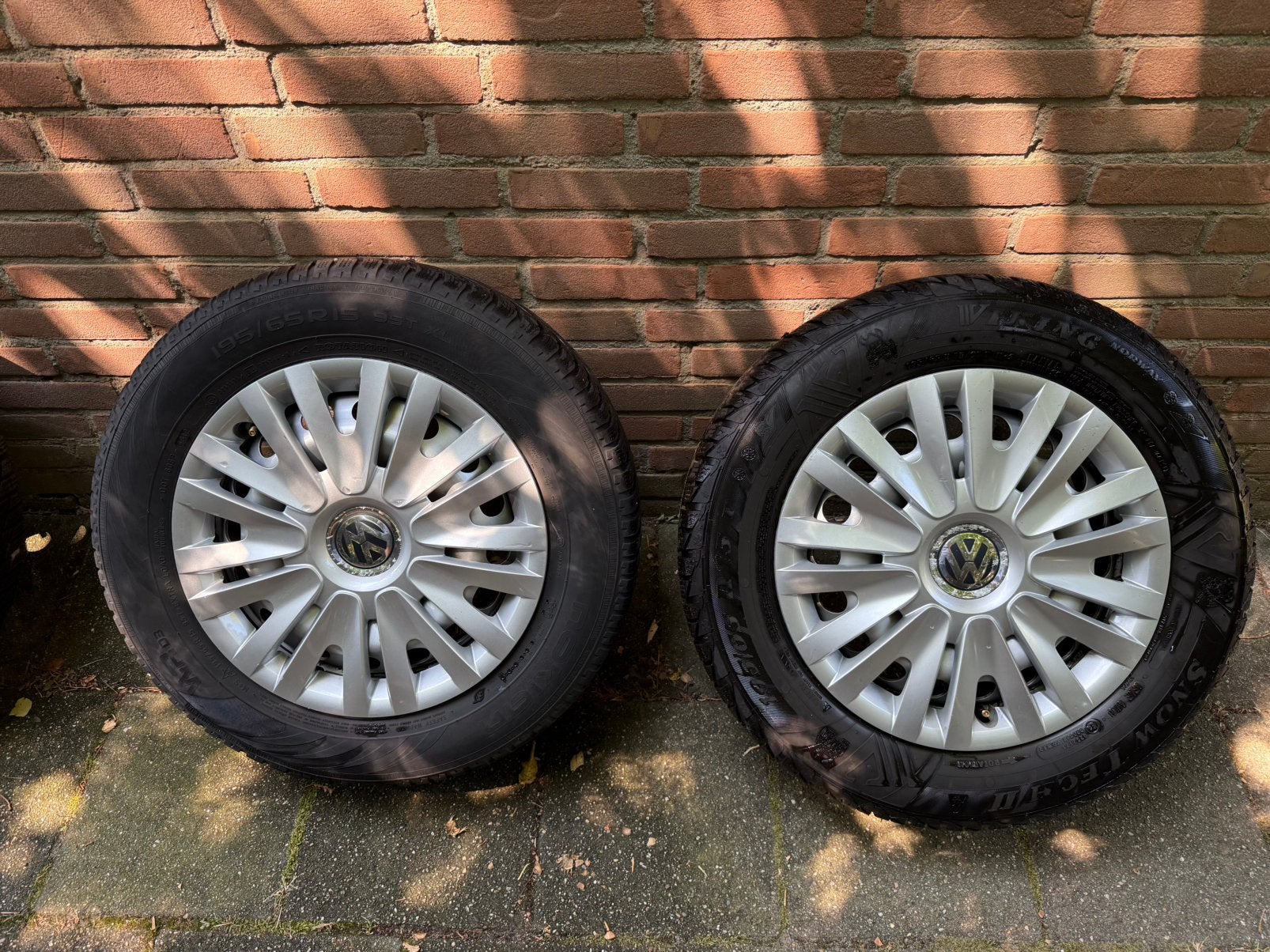 Wintervelgen met banden, Ophalen, Gebruikt, 15 inch, Winterbanden