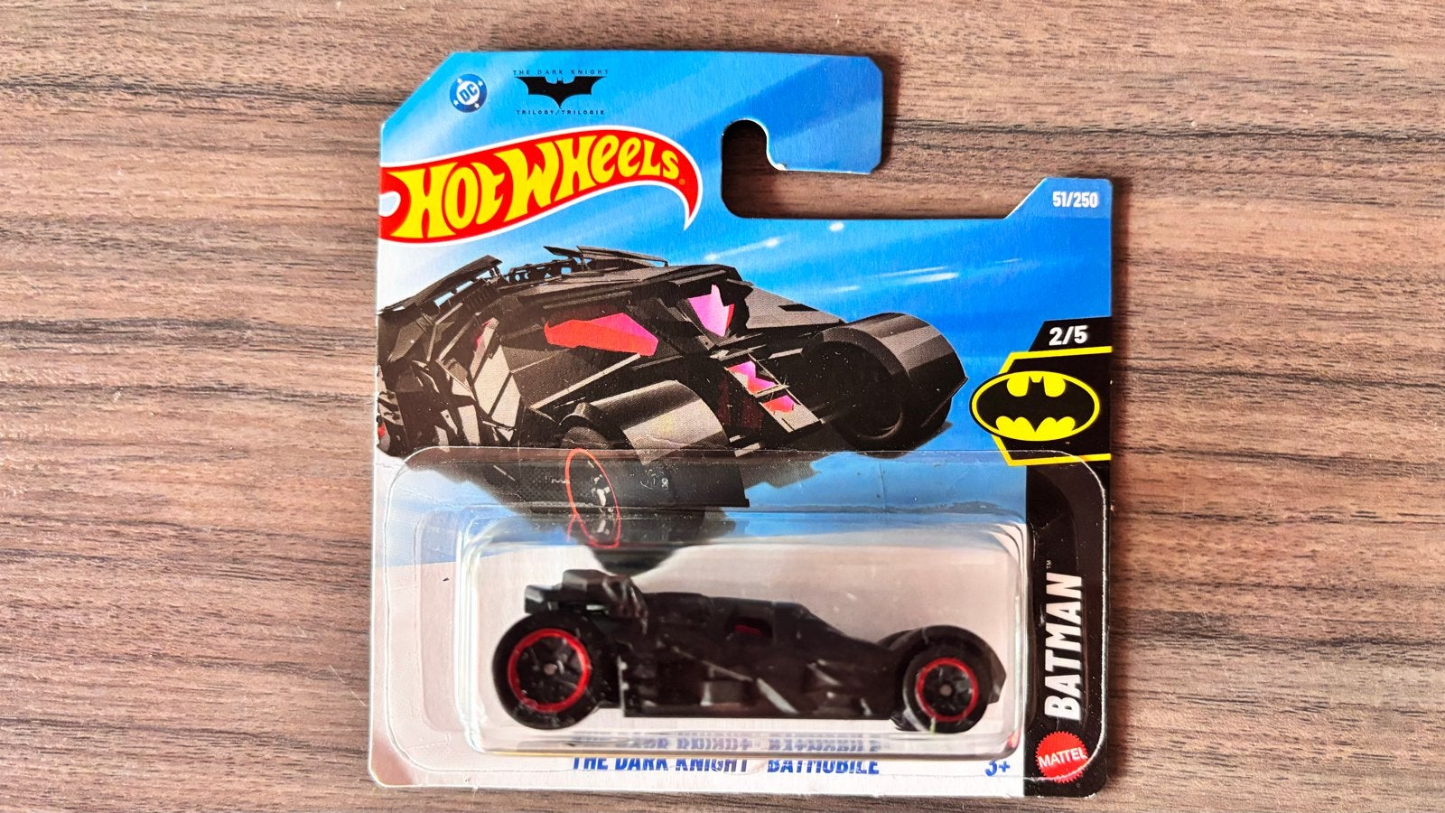 Hot Wheels Batman The Dark Knight Batmobile 51/250, Ophalen of Verzenden, Nieuw, Auto