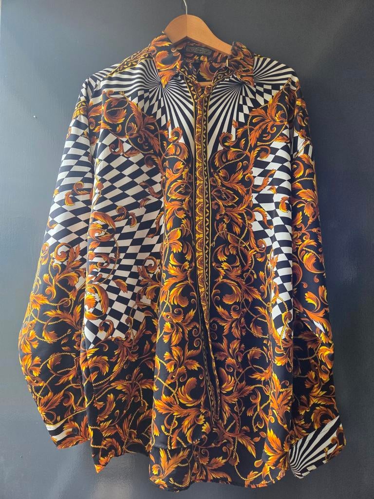 Armstrong heren blouse jaren 90 maat XL, Kleding | Heren, Overhemden, Ophalen of Verzenden, Zo goed als nieuw