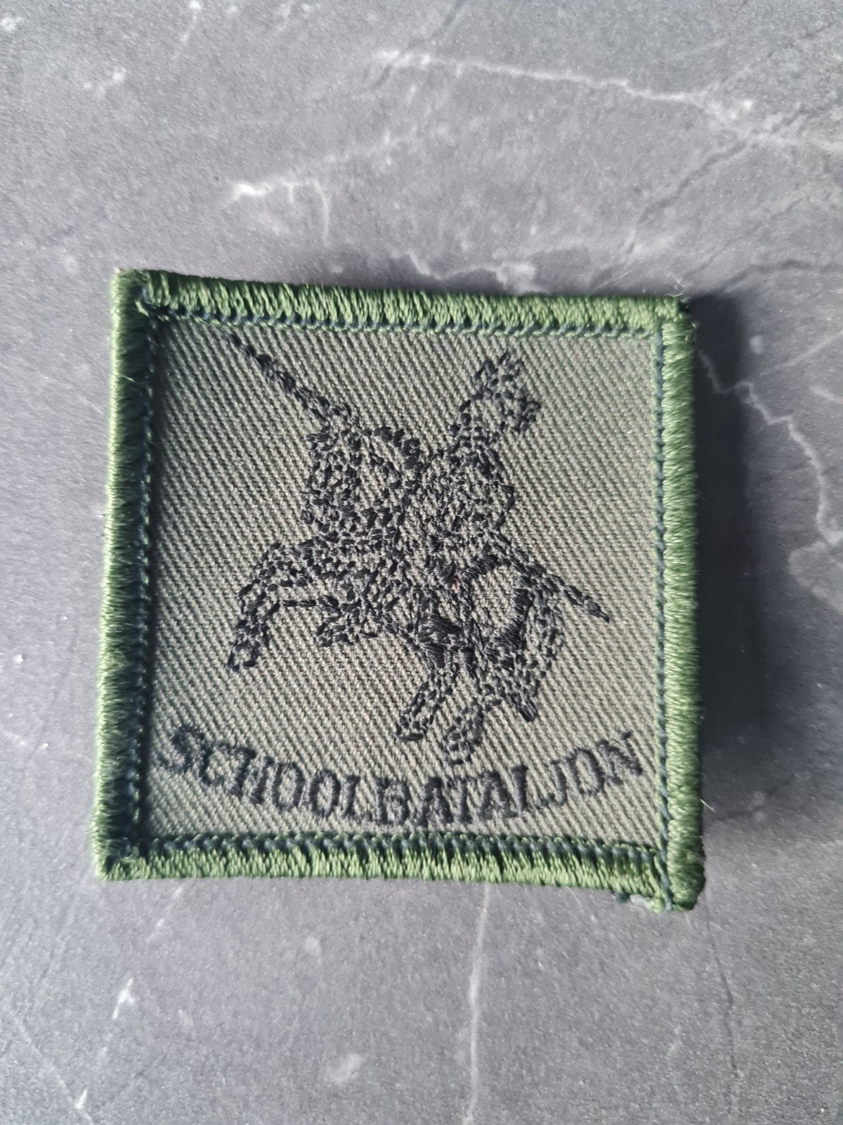 patch Schoolbataljon, Verzenden, Luchtmacht, Nederland, Embleem of Badge