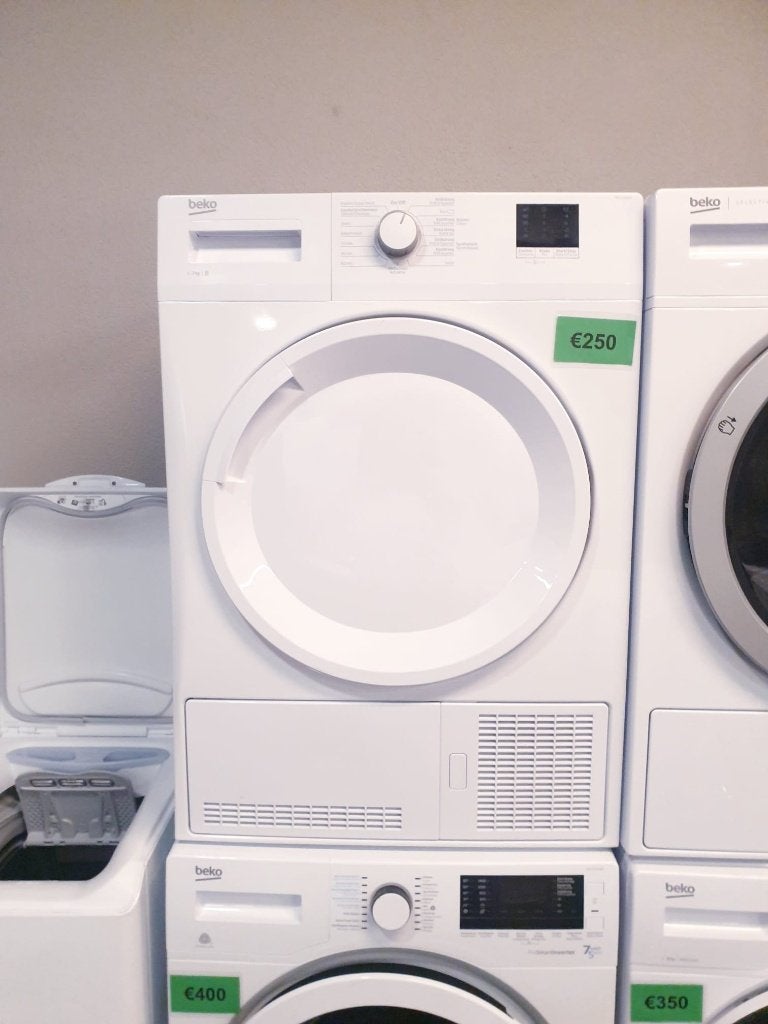 beko condens droger 7kg inc 6 mnd garantie, Ophalen, 6 tot 8 kg, Anti-kreukfase, Zo goed als nieuw