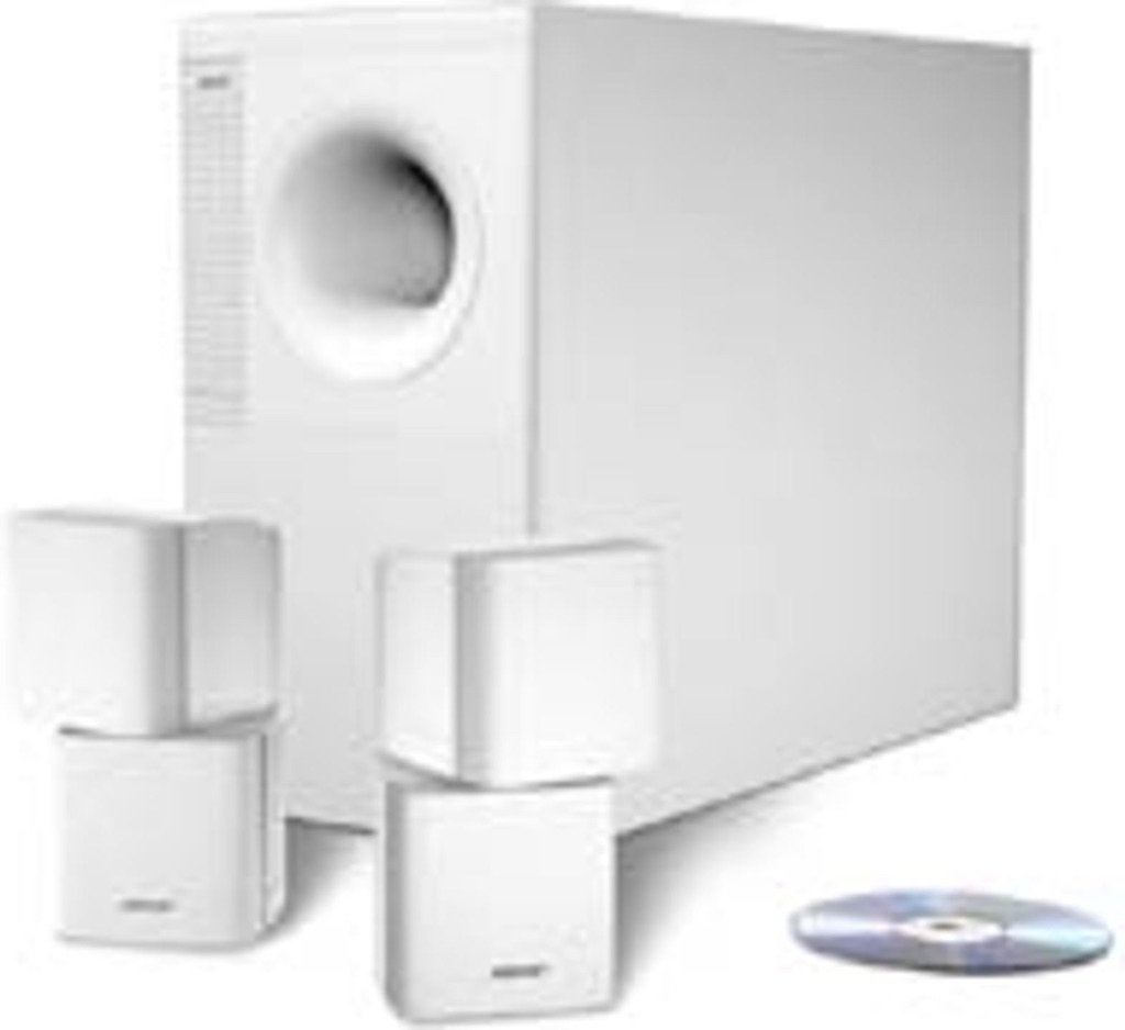 Bose accoustimass 5 wit, Speakerset, Ophalen of Verzenden, Bose, Minder dan 60 watt
