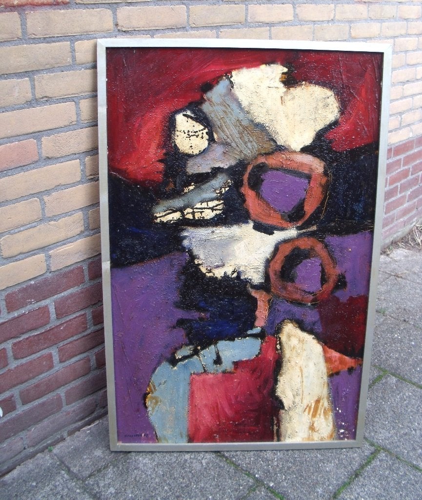 Cornelis Nico (Cor) Strooker (1936) - Dans - olieverf, Ophalen