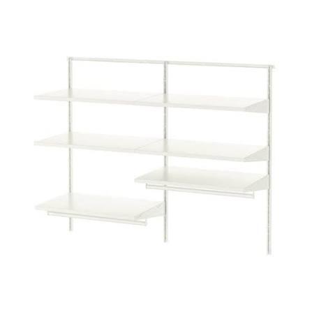 Witte wandplankenset - BOAXEL IKEA, Ophalen, Zo goed als nieuw