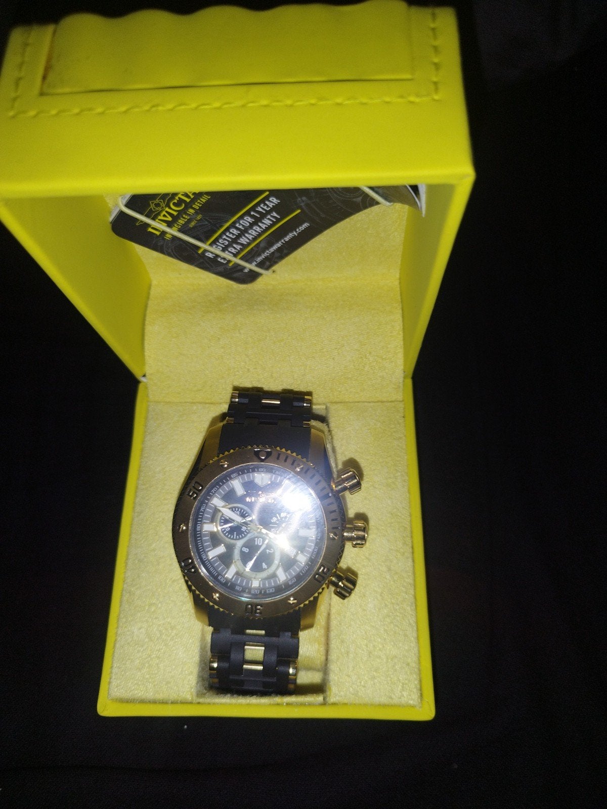 Invicta horloge nieuw in doos, Overige merken, Overige materialen, Polshorloge, Overige materialen