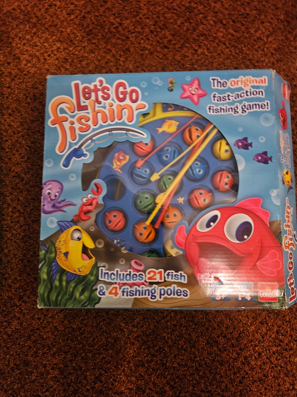 Let's Go Fishin' - Origineel snel actie visspel, Kinderen en Baby's, Ophalen of Verzenden