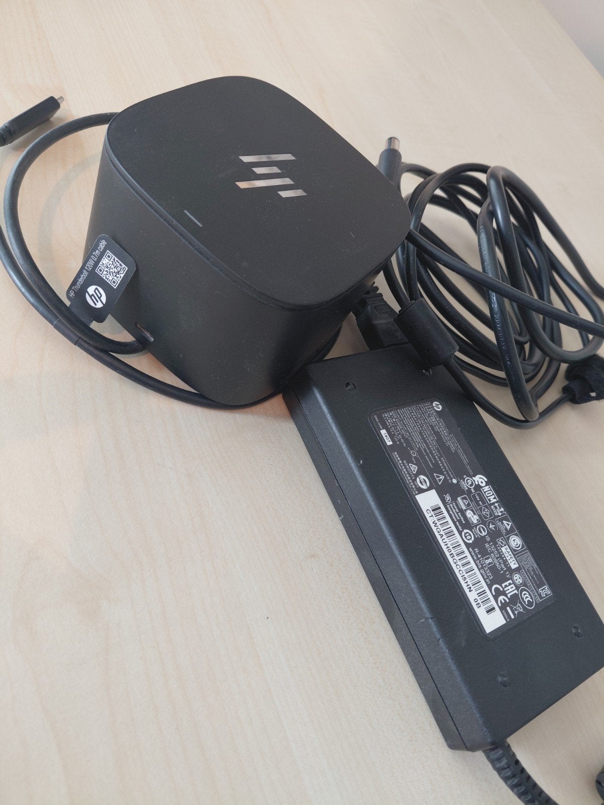 HP Thunderbolt Dock 120W G2 met audio, Computers en Software, Dockingstations, Docking station, Ophalen of Verzenden, HP, Laptop