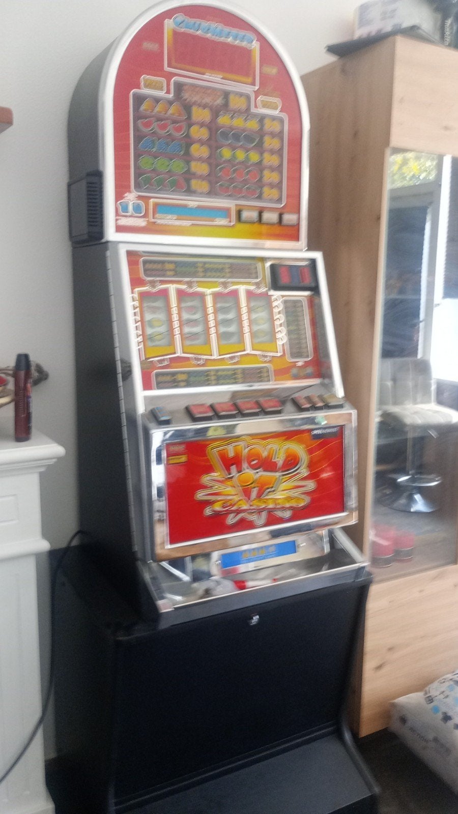Gokkast compleet, werkend, met sleutel en boekje, Euro, Ophalen of Verzenden, Zo goed als nieuw, Met sleutels
