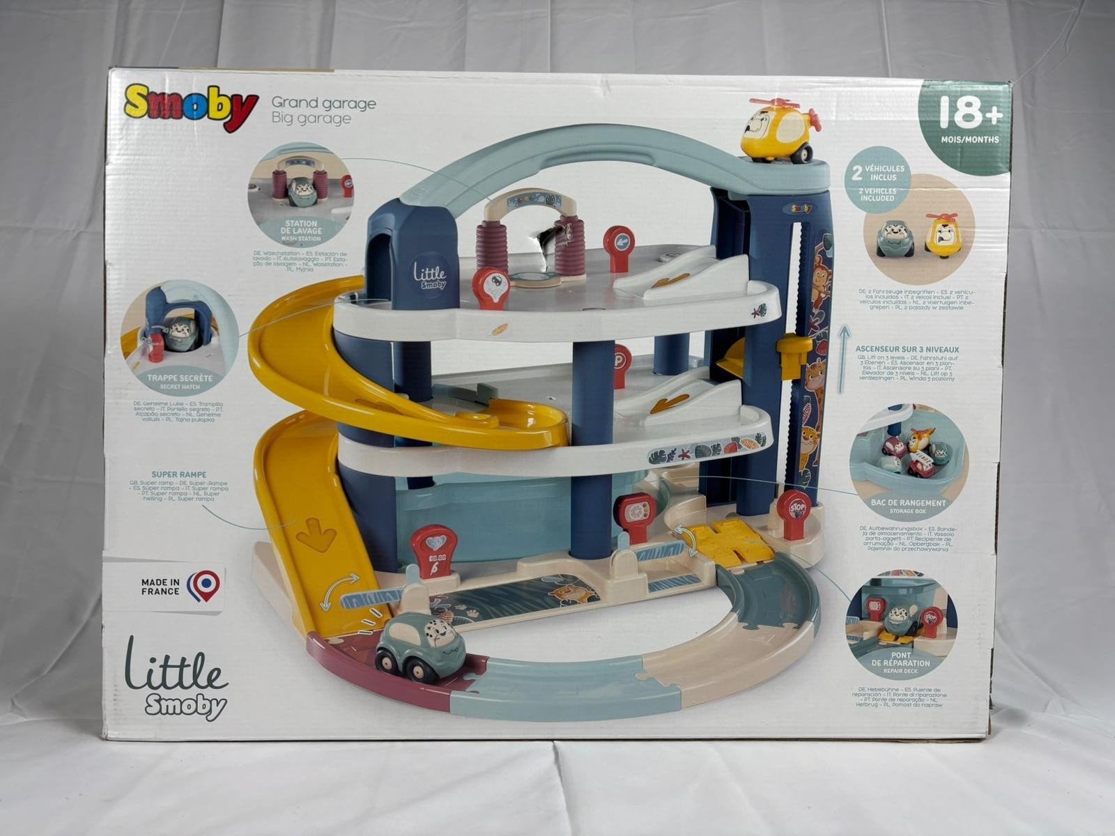 Smoby grand garage, nieuw in doos, -, Jongen of Meisje, -, Nieuw