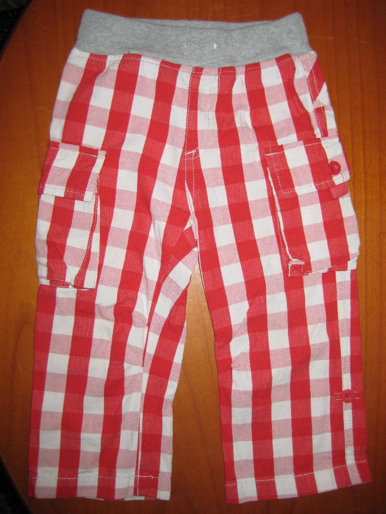 Rood/wit geruit broek, 86, HEMA, Ophalen of Verzenden, Zo goed als nieuw, Meisje, Broekje