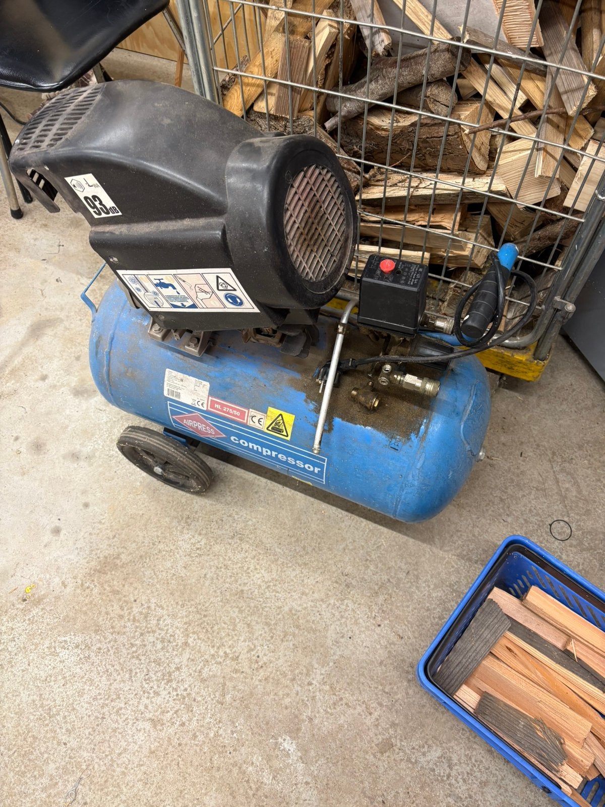 Airpress compressor, Minder dan 25 liter, Ophalen, Zo goed als nieuw, Minder dan 200 liter/min