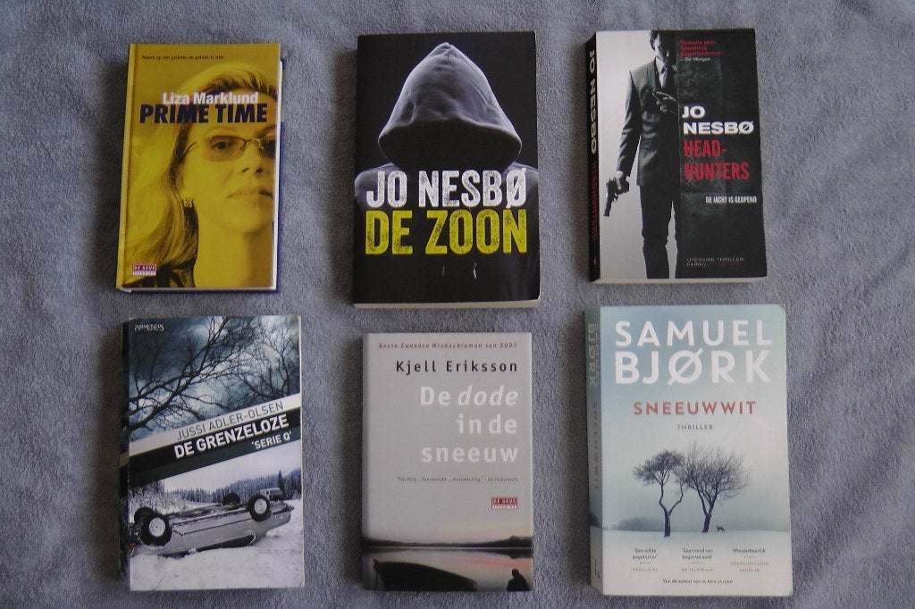 Zes prachtige thriller boeken van Scandinavische auteurs, Diverse auteurs, Ophalen of Verzenden, Zo goed als nieuw, Nederland