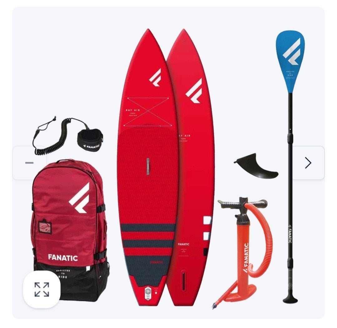 Fanatic	Fanatic	-	Ray	Air	Pure	12'6	-	SUP	Board	Set + pomp, Ophalen, Gebruikt, SUP-boards