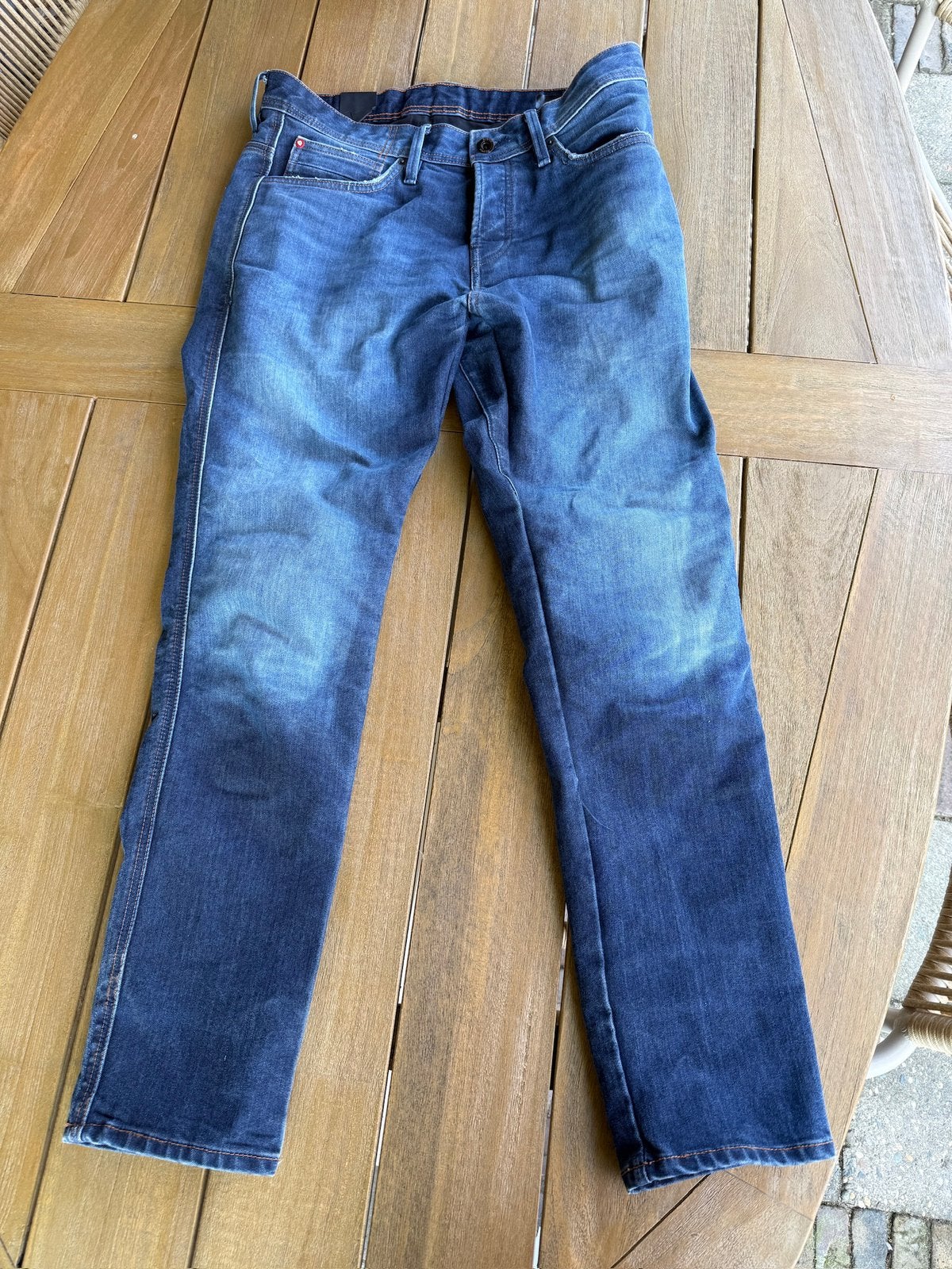 REV’IT Reed Slim fit jeans W34-L32 (AAA codering), Ophalen of Verzenden, Tweedehands, Broek | textiel