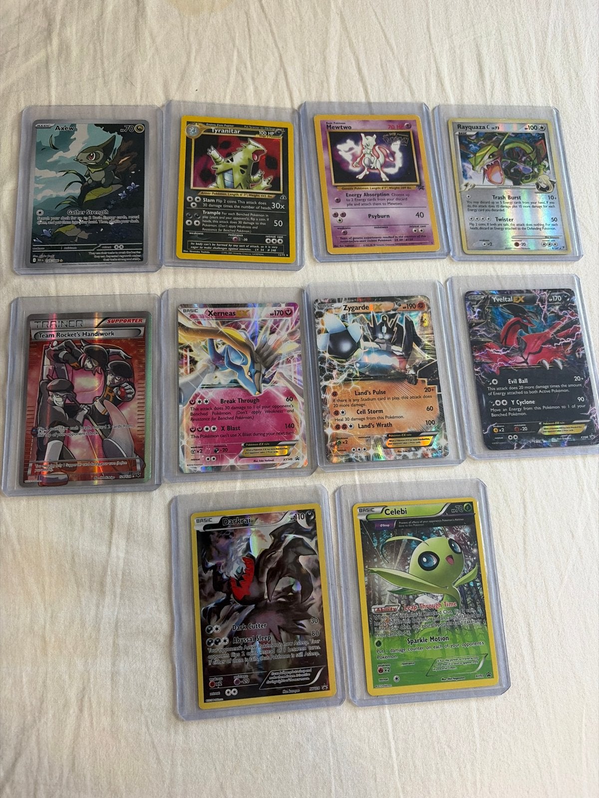 Pokémon Kaarten Collectie - Zeldzame EX/V/GX Kaarten, Ophalen of Verzenden, Zo goed als nieuw, Meerdere kaarten