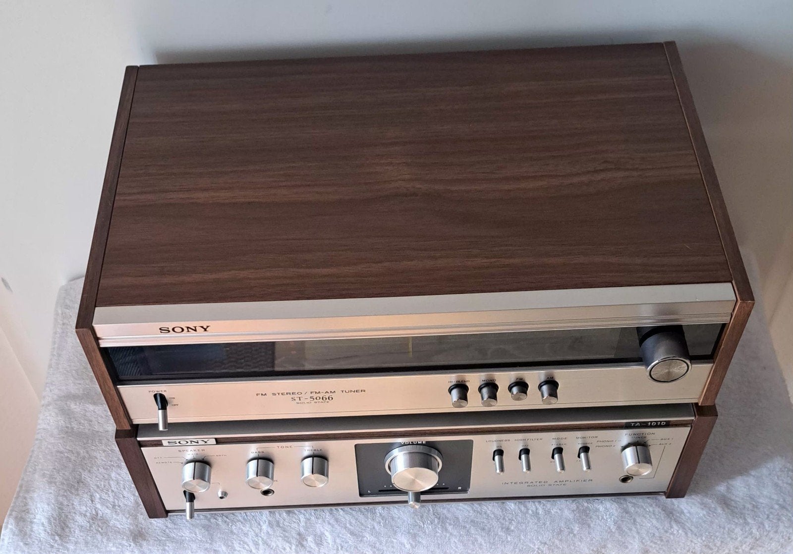 Sony ST-5066 Tuner & TA-1010 Versterker - Vintage Set, Tuner of Radio, Zo goed als nieuw, Sony, Losse componenten