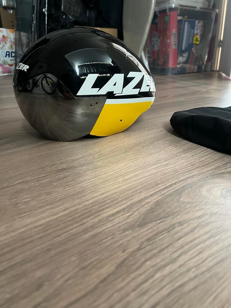 Lazer tijdrit/triatlon helm - Maat S - Zo goed als nieuw, Fietsen en Brommers, Ophalen, Zo goed als nieuw, S, Heer of Dame