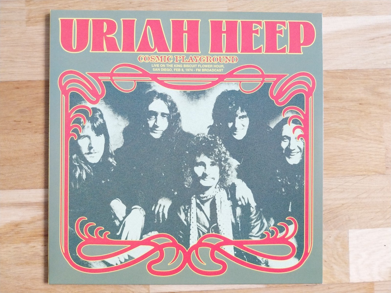 Lp - URIAH HEEP - cosmic playground, Ophalen of Verzenden, Zo goed als nieuw