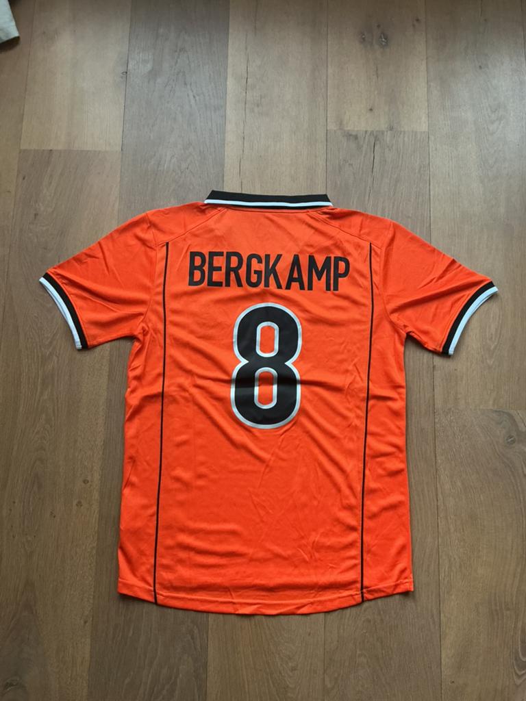 Bergkamp wk 1998 shirt maat S, Maat S, Ophalen of Verzenden, Nieuw, Shirt