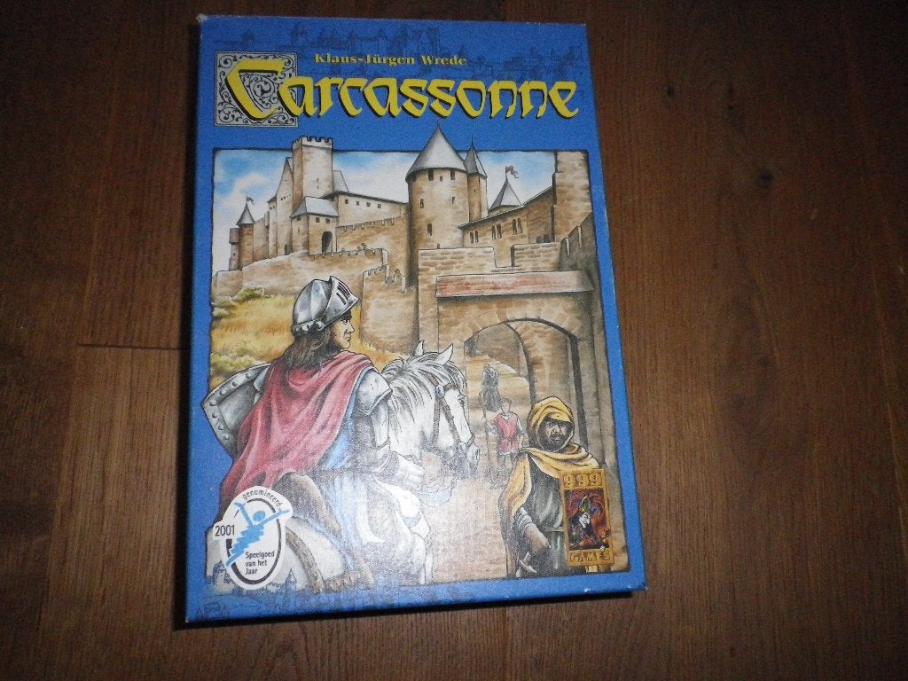 Carcassonne basisspel, Hobby en Vrije tijd, Gezelschapsspellen | Bordspellen, Ophalen, Zo goed als nieuw, 999 Games