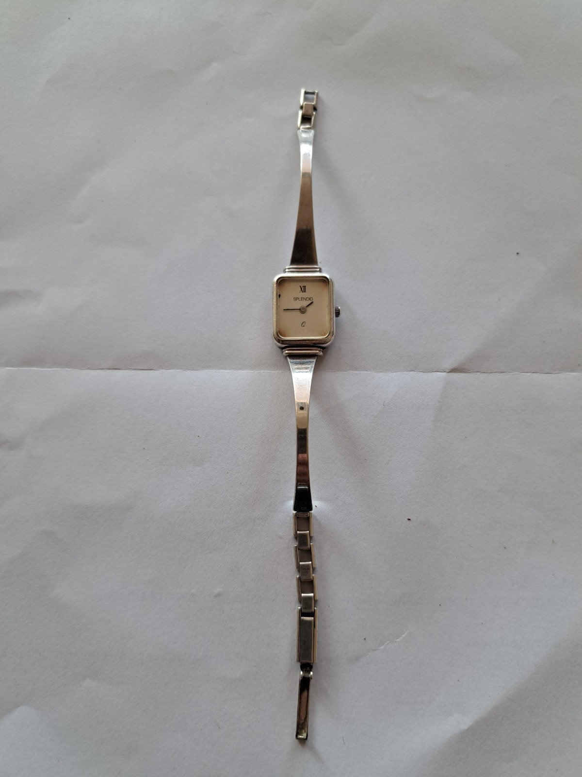Zilveren dames horloge 835, Overige merken, Staal, Ophalen of Verzenden, Zo goed als nieuw