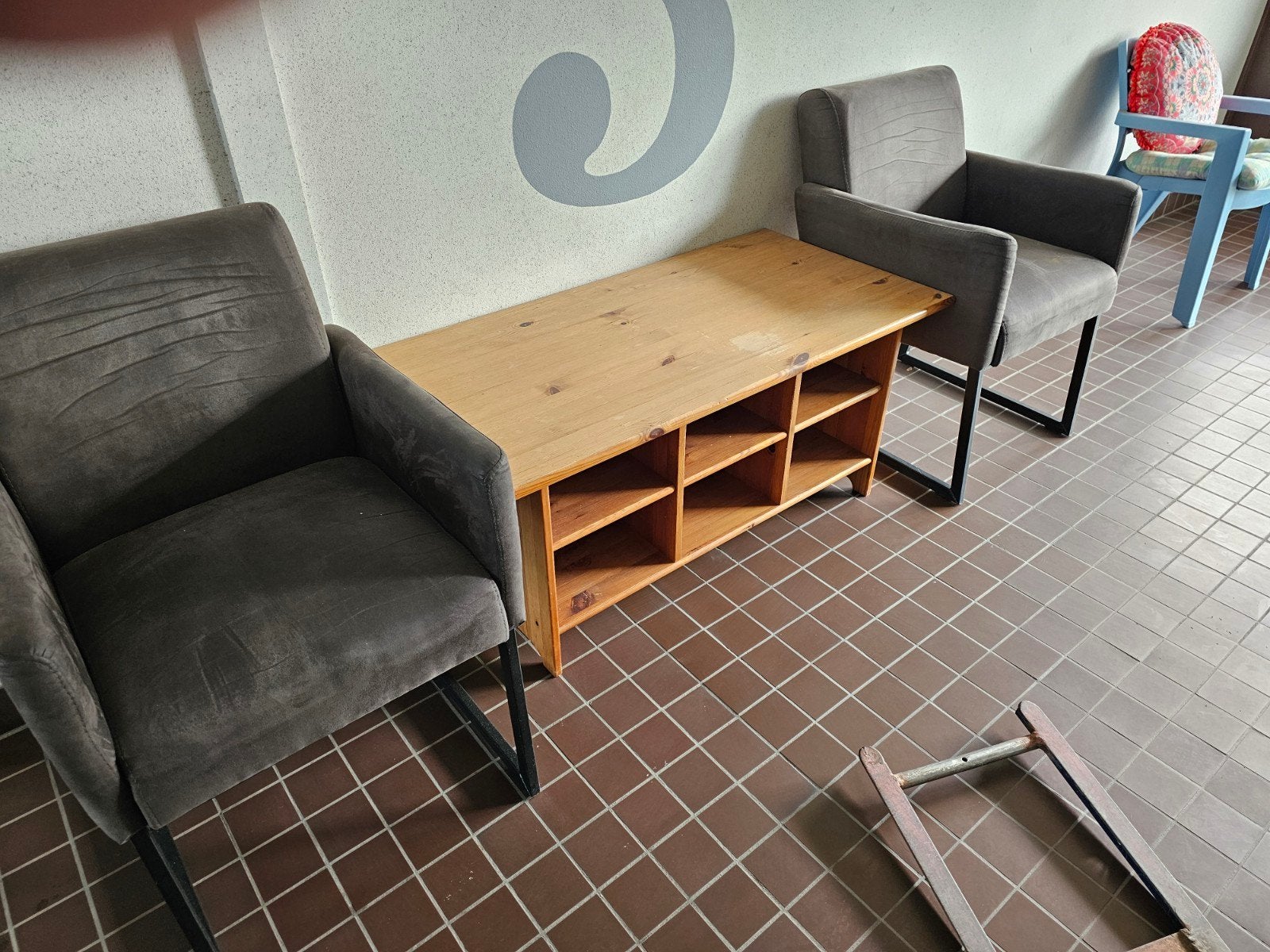 IKEA Leksvik tafel - Massief grenen met opbergvakken, Ophalen, Gebruikt, 100 tot 150 cm, 50 tot 100 cm
